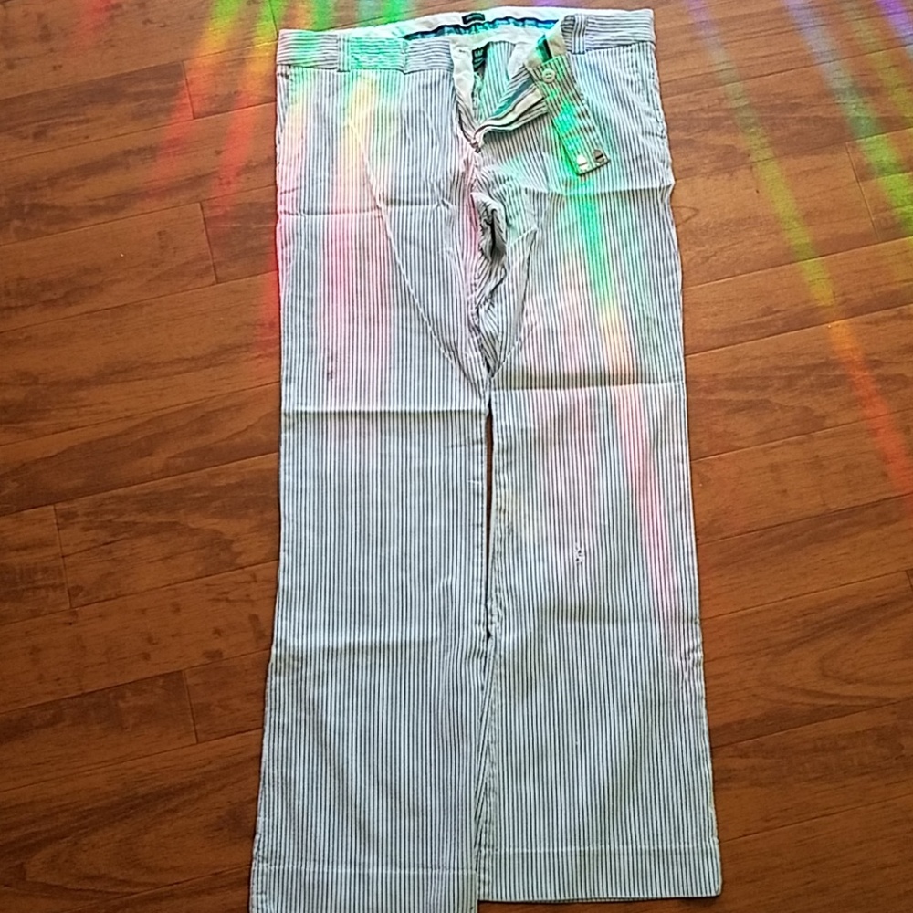 Gap stretch, size 12 regular, blue/white/navy